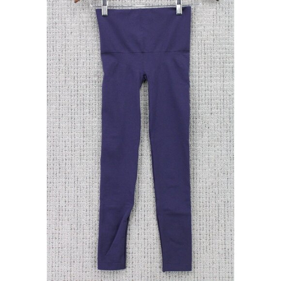 Assets red Hot label by Spanx Leggings Womens Small S Navy Blue Lightweight - Picture 5 of 7